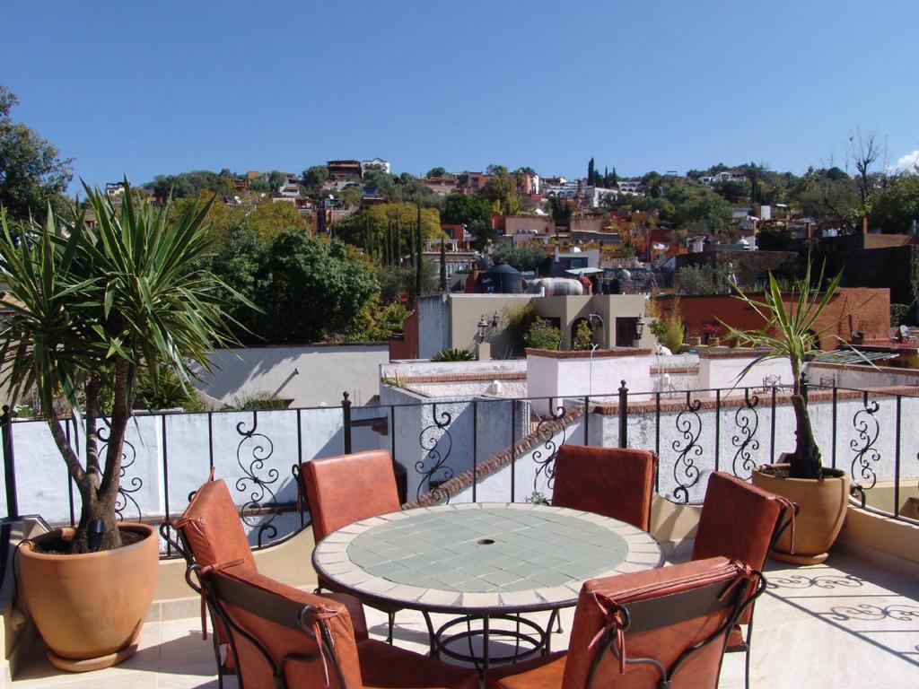 סאן מיגל דה אלנדה Casa Del Tio Hotel Boutique מראה חיצוני תמונה Rooftop in Santa Fe